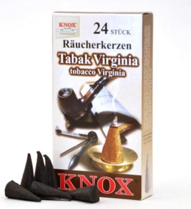 Actual product image Knox Incense Cones - Tobacco, 24 piece