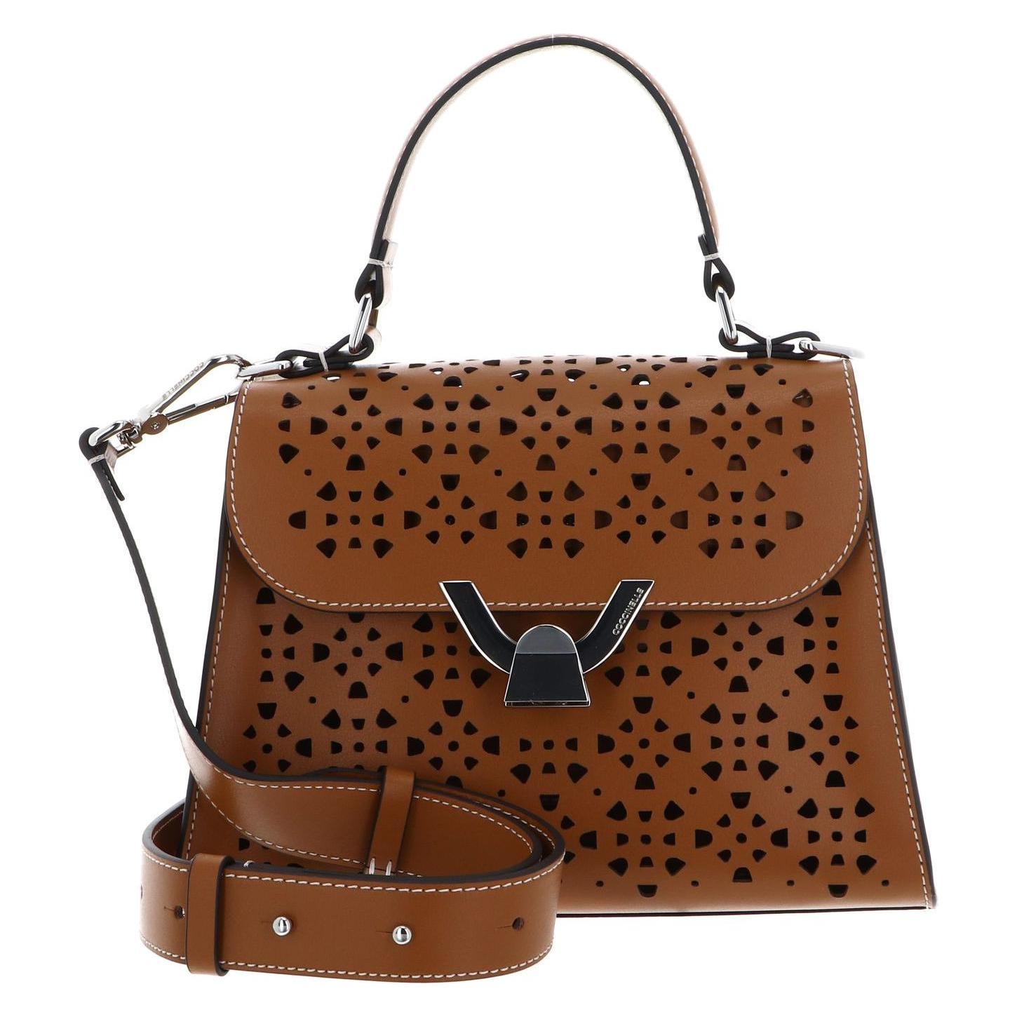 Coccinelle, Damen, Handtasche, Dew Cow Perforation Handbag, Braun