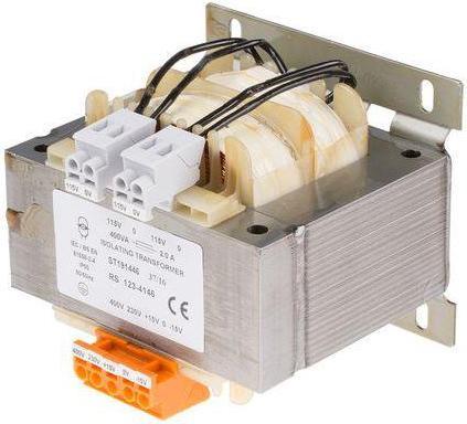 Actual product image RS PRO 400VA Panel Isolation Transformer 2x115V