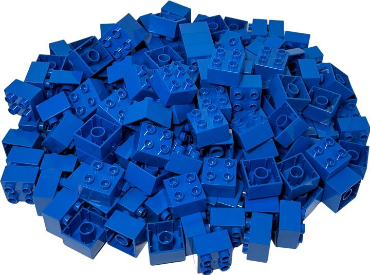 Actual product image LEGO DUPLO® 2x2 bricks Blue building blocks Basic bricks - 3437 NEW! Quantity 50x (3437)