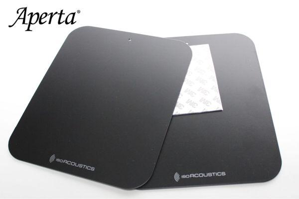 Actual product image Isoacoustics Aperta Isolator Monitor Speaker Stands, Per Pair, Zwart (1 pair, Stand, Tiltable)