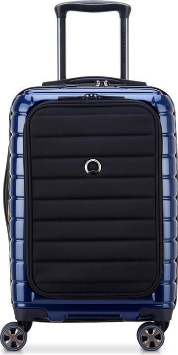 Actual product image Delsey Shadow 5.0 Cabin Trolley Expandable Front Pocket blue (41 l)