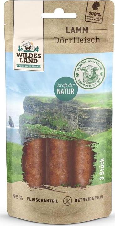 Actual product image Wildes Land Snack lamb jerky 3 pcs. (Adult, 3 pcs., 65 g)