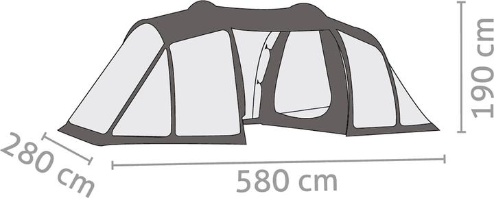 Immagine prodotto Salewa Midway VI (Tenda a tunnel, 14.20 kg, 6 persone)
