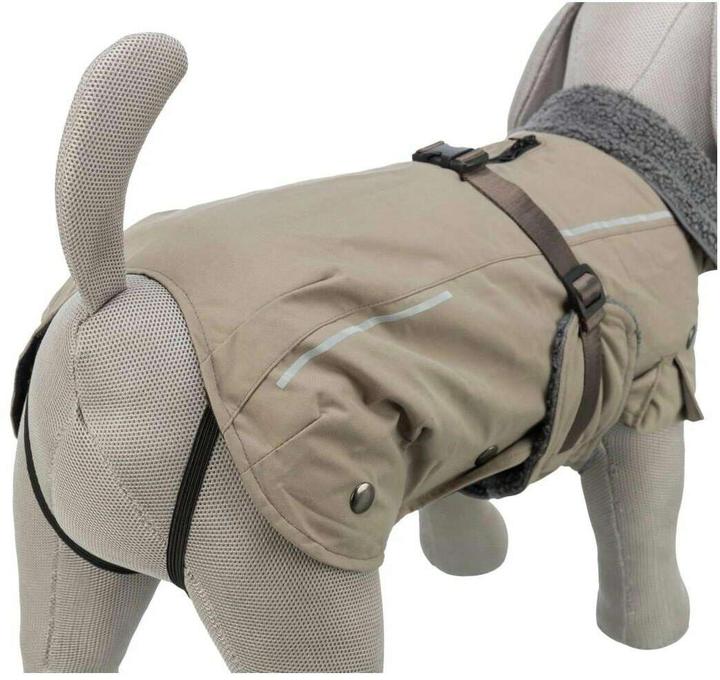 Image du produit Trixie Manteau Rouen XS, 30 cm, Beige (XS, Peignoir pour chien)