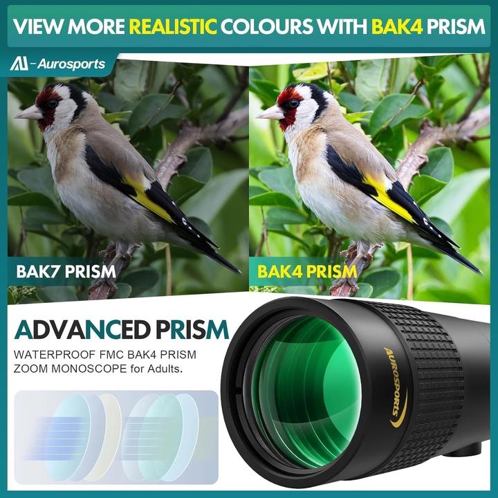 Actual product image Aurosports Monocular telescope (30 x, 40 mm)