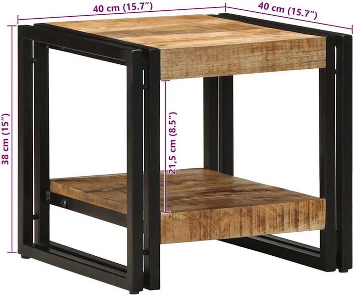 Immagine prodotto vidaXL Tavolino da caffè (40 x 40 x 38 cm)