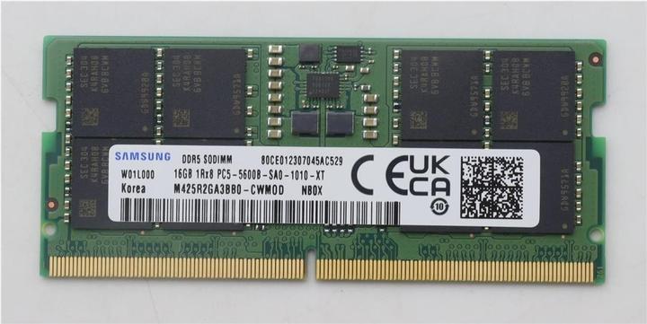 Actual product image Lenovo Memory (1 x 16GB, 5600 MHz, DDR5 RAM, SO-DIMM)