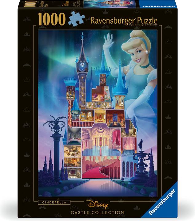 Immagine prodotto Ravensburger Puzzle 12000259 - Cenerentola - Puzzle da 1000 pezzi collezione Castello Disney per (1000 pezzi)