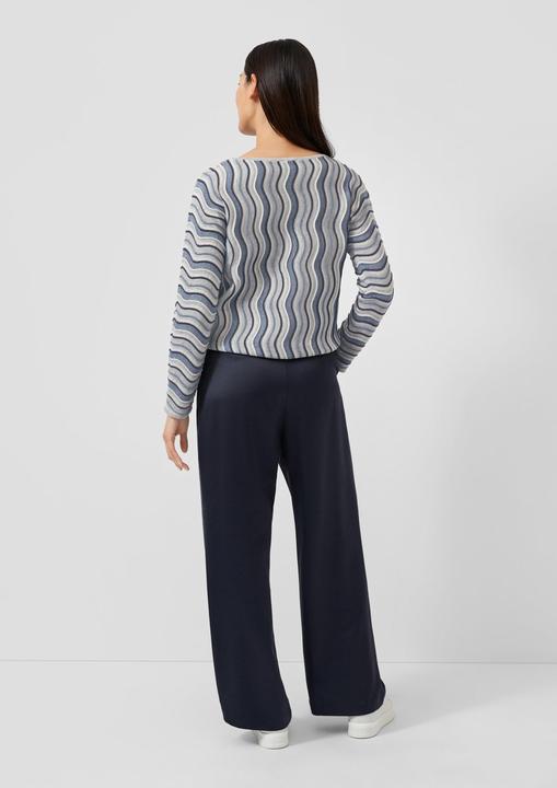 Produktbild s.Oliver Strickpullover Multicolor Feinstrick-Pullover mit U-Boot-Ausschnitt (42)