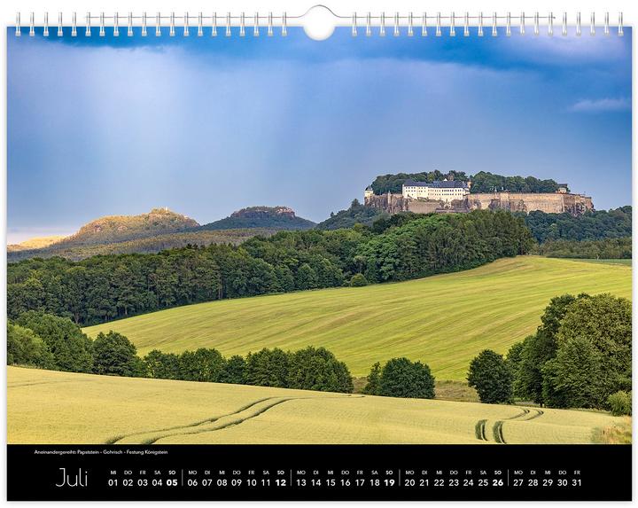 Produktbild Kalender Schsische Schweiz 2026 (40 x 30 cm, Kein Einband, Deutsch)