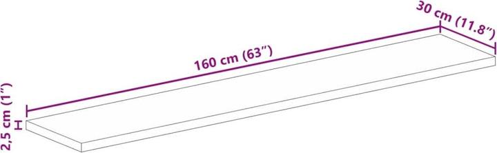 Produktbild vidaXL Tischplatte (160 x 30 cm)