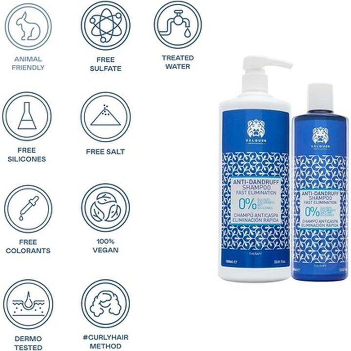 Image du produit Valquer Champu Anticaspa Elimi Rap 1l (1000 ml)