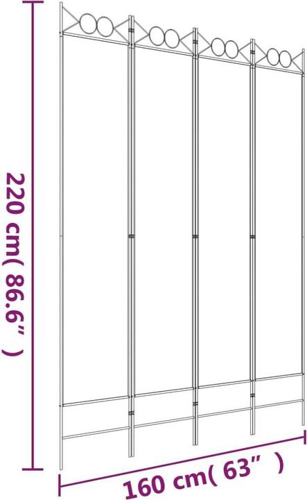 Immagine prodotto vidaXL Raumteiler