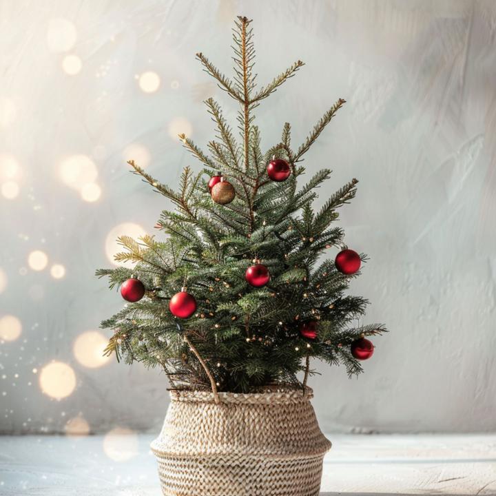 Actual product image Plant in a Box Picea glauca conica 'December' - Mini-Weihnachtsbaum (75 cm)
