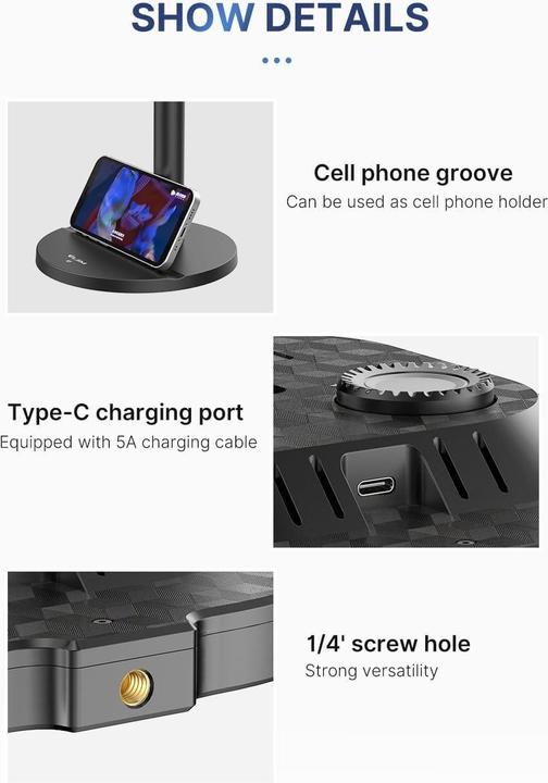 Actual product image Vijim K7 (Video light)