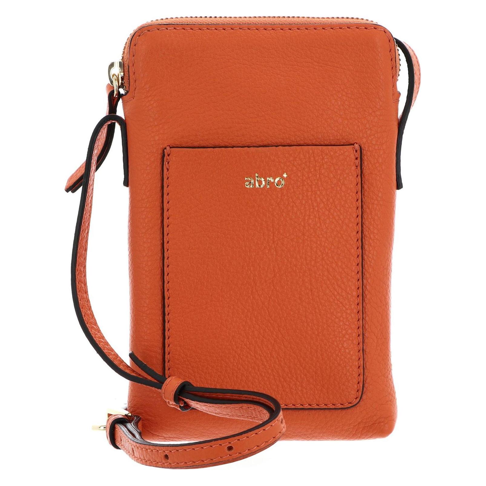 Abro, Damen, Handtasche, Leather Dalia Phone Bag Raquel, Orange