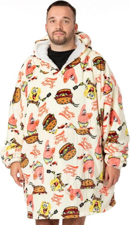 Actual product image Spongebob Squarepants Oversized adult hoodie blanket (One size)