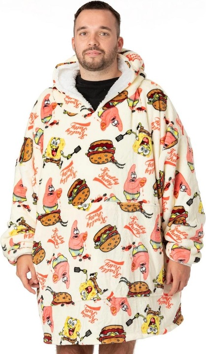 Produktbild Spongebob Squarepants Erwachsene Hoodie Decke in Übergrösse (One Size)