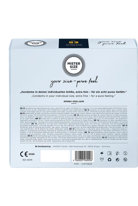 Image du produit Mister Size Peau douce (36 pcs)