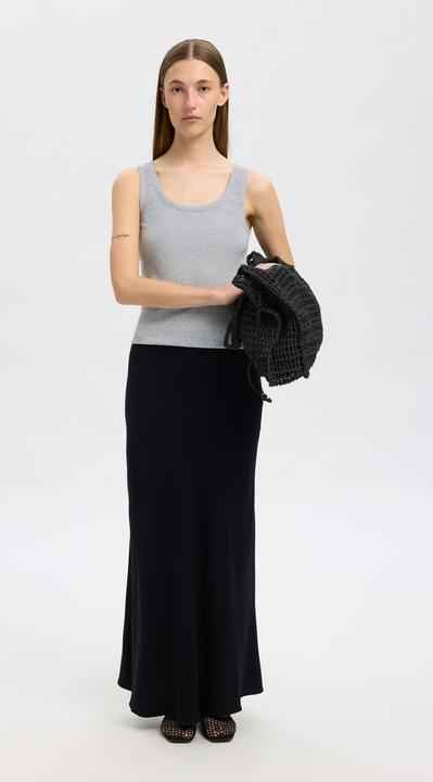 Actual product image Selected Femme Rippmuster Baumwoll Tanktop (L)