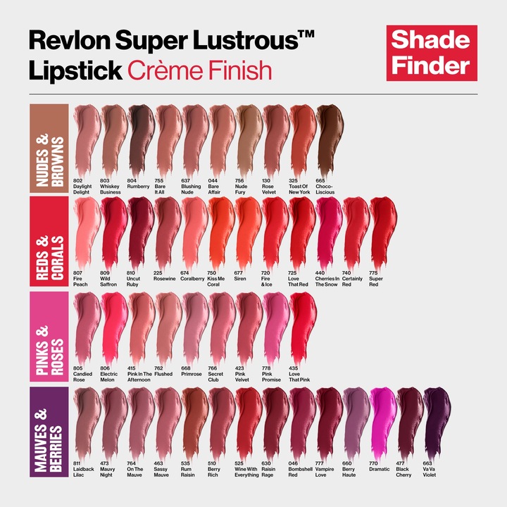 Produktbild Revlon Super Lustrous Lipstick LAIDBACK LILAC (811 Laidback Lilac)