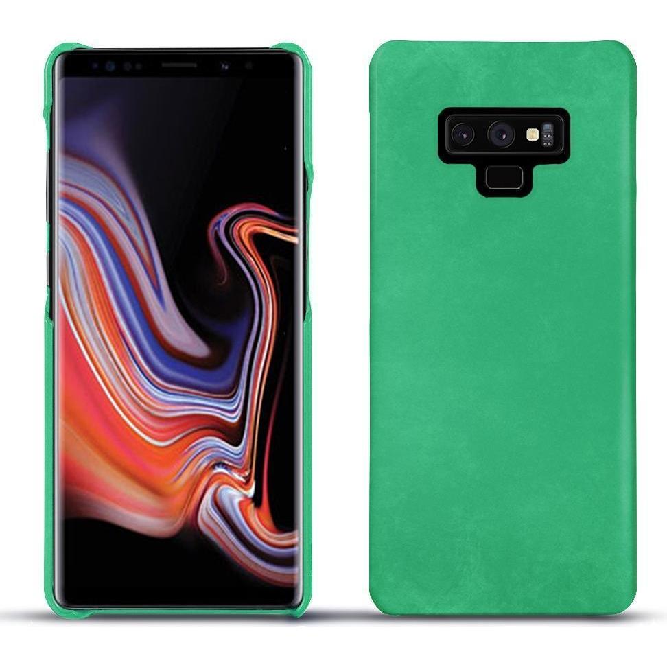 Noreve Lederschutzhülle (Samsung Galaxy Note 9), Smartphone Hülle, Grün