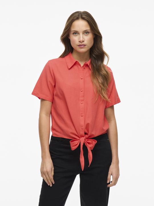 Produktbild Vila Vorn gebundene Kurzarmhemd (44)