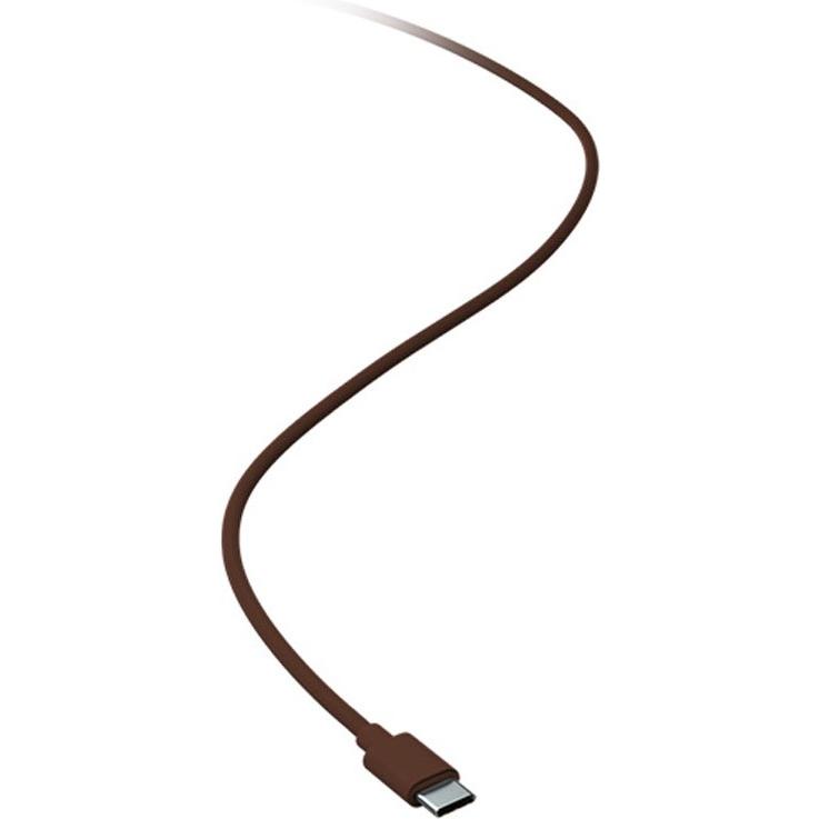 CHERRY xtrfy USB-C to USB-A keyboard cable, standard, braided - retro brown (USB 2.0), USB Kabel