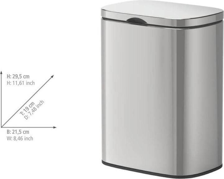 Produktbild Wenko Wandkosmetikeimer Sare 5l (5 l)