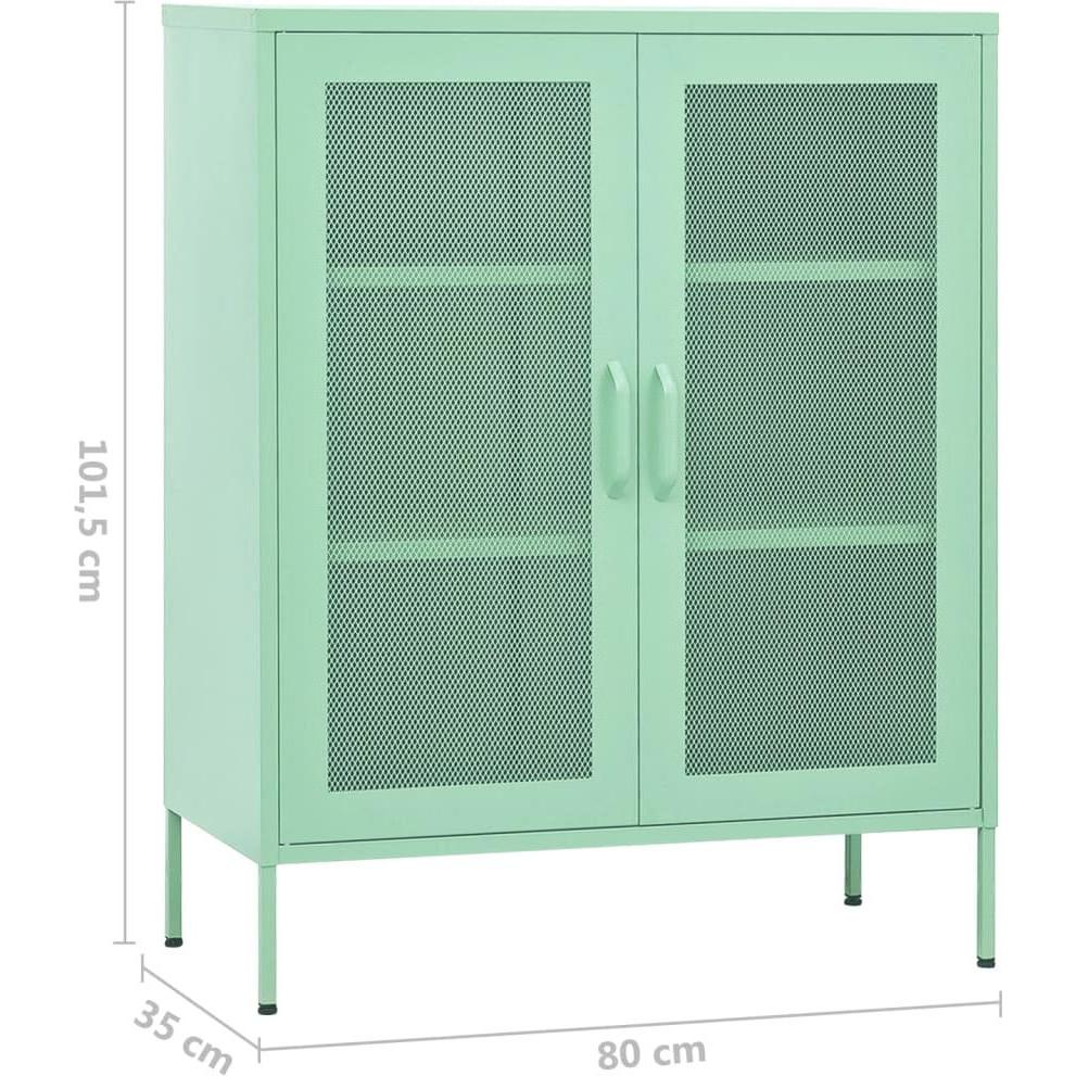 Thumbnail - VidaXL, Aktenschrank, Payton (80 x 35 x 101.5 cm)