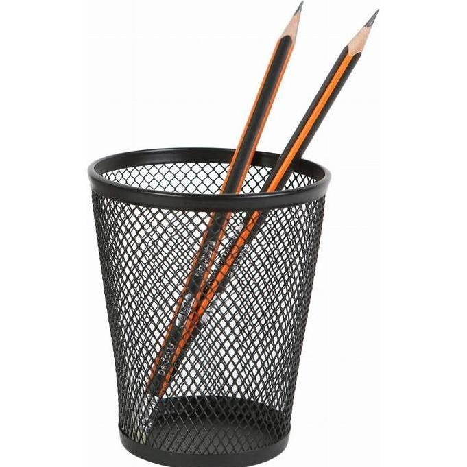 Net, Accessori scrivania, Schwarzer, schräger Werkzeugkastenbecher