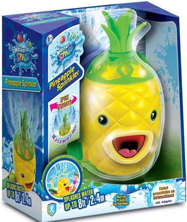 Actual product image Neutral Children's Water Sprinkler Pineapple yellow