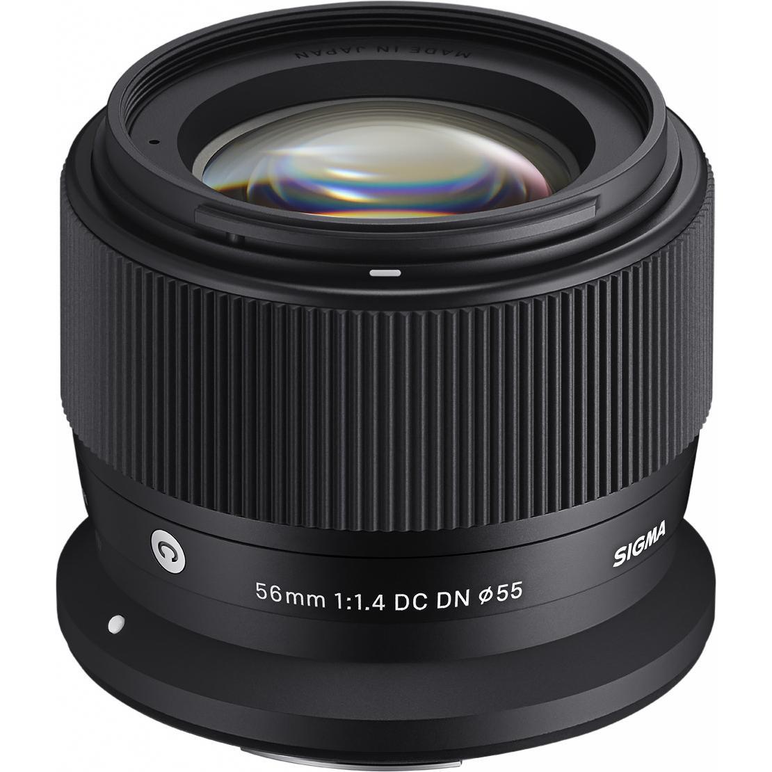 Sigma 56mm F1,4 DC DN Contemporary, Canon RF (Canon RF, APS-C / DX), Objektiv, Schwarz
