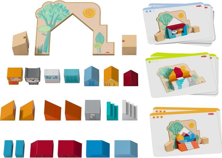Produktbild Haba Stapel-Legespiel Bauspass