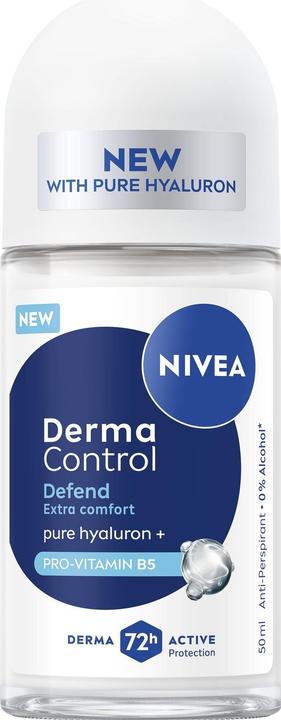 NIVEA Derma Control Defend Antitranspirant zum Aufrollen (Antitranspirant) 50 ml (Roll-on, 50 ml)
