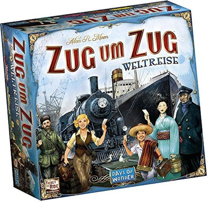 Actual product image Asmodée Train to train World tour (German, 2 - 5 Players)