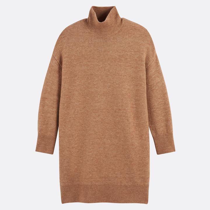 Produktbild La Redoute Collections Kurzes Strickkleid mit langen Ärmeln (XS)