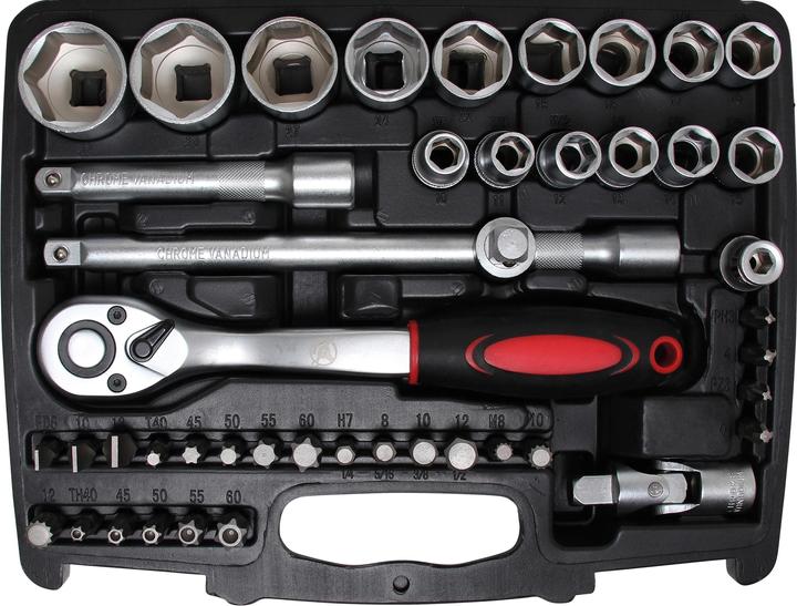 Image du produit BGS Coffret de douilles 6,3 mm (1/4") / 12,5 mm (1/2") 174 pièces
