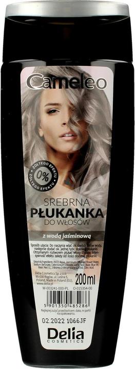 Image du produit Delia Cosmetics Cameleo - Rinçage des cheveux à l'eau de jasmin 01 Silver 200ml (200 ml, Shampoing liquide)