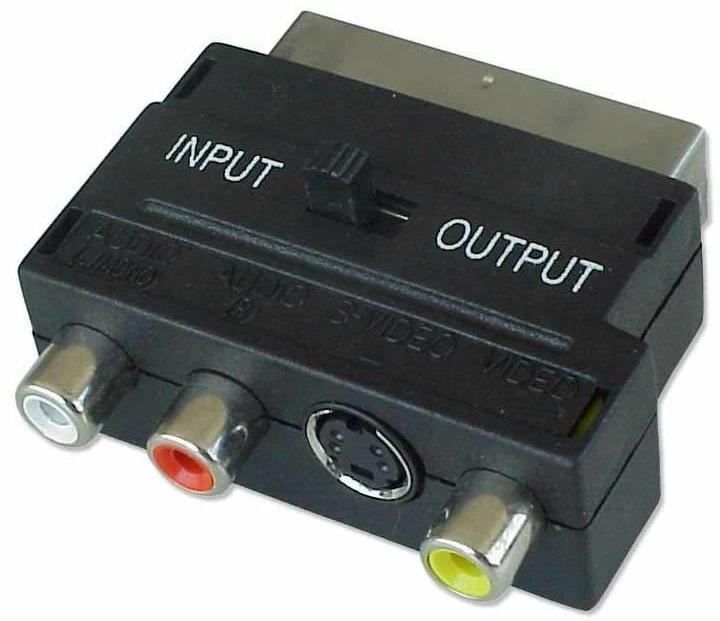 Produktbild Secomp Scart to Composite & S-Video Adapter (Winkeladapter)