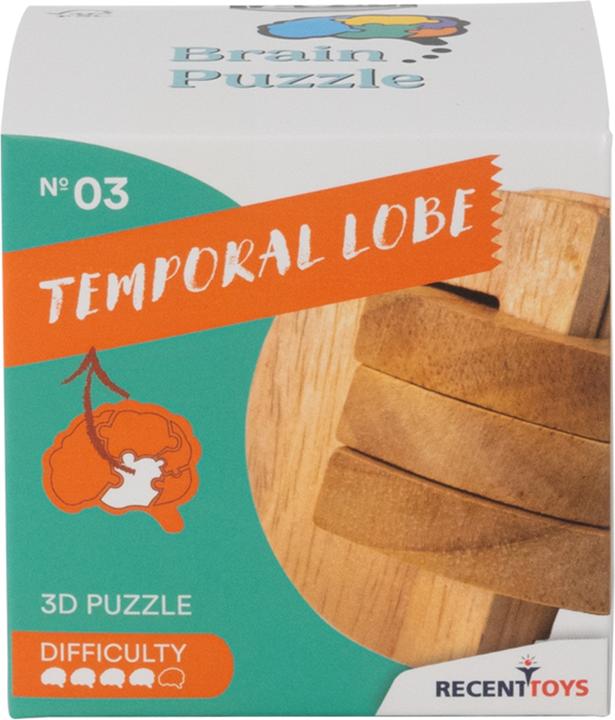 Productafbeelding Recent Toys Hersenpuzzel Nr.3 Temporale kwab (Duits)