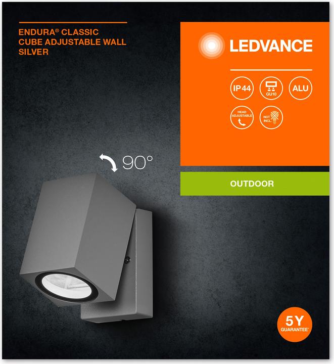 Produktbild Ledvance Endura Classic Cube Adj Wall (GU10)