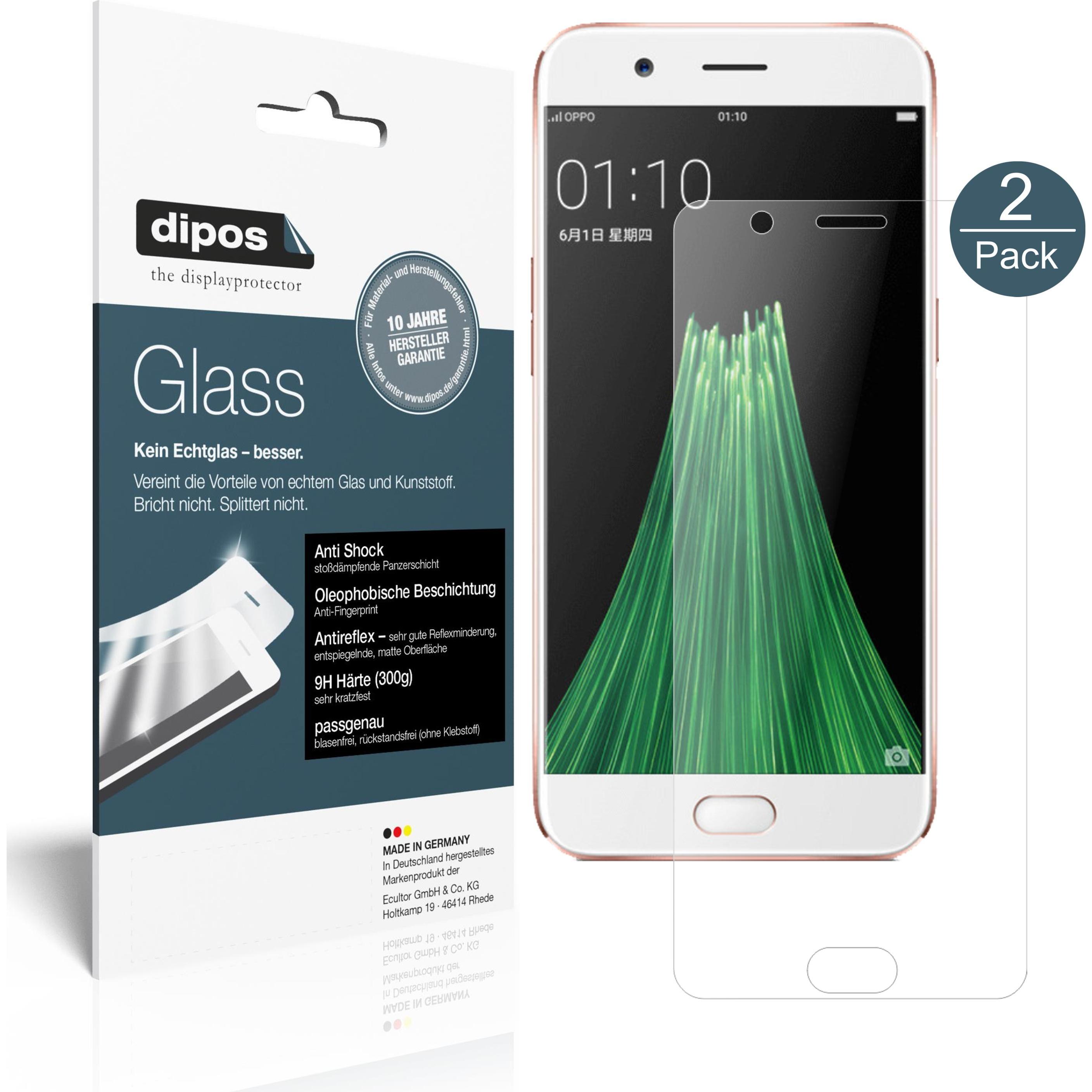 Thumbnail - Dipos Displayschutz Anti-Shock (2 Stück, Oppo R11 Plus), Smartphone Schutzfolie, Transparent