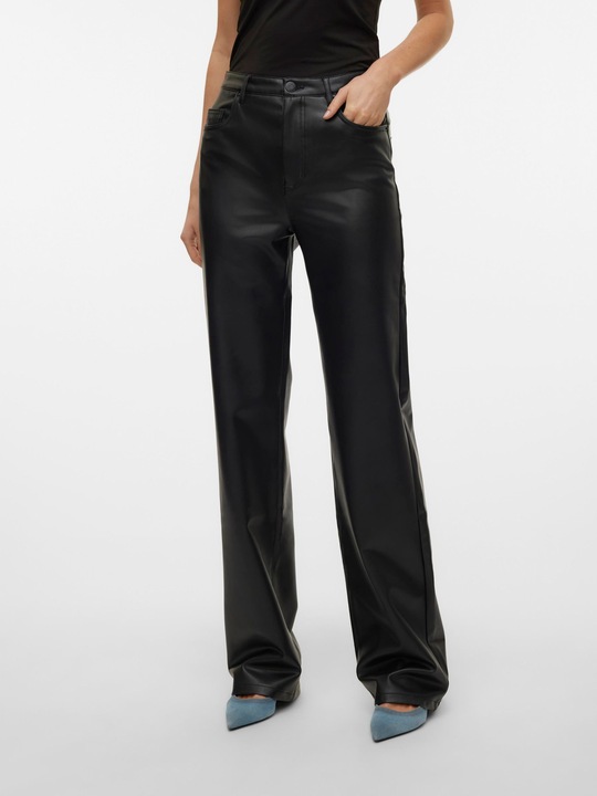 Produktbild Vero Moda VMTESSA Hohe Taille Hose Hose in Lederoptik (26)