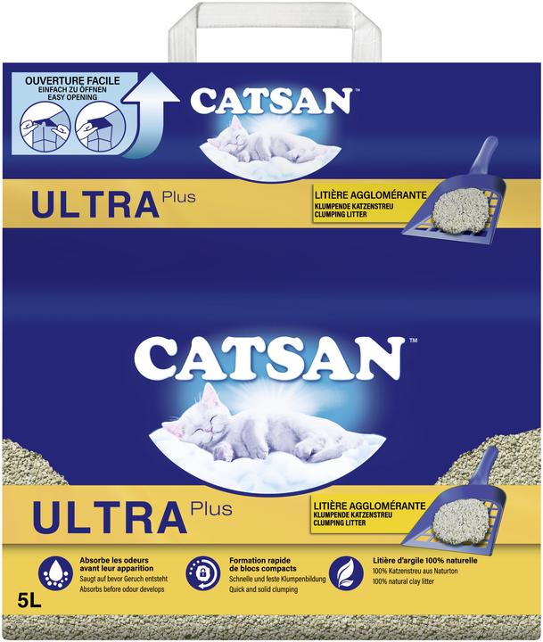 Catsan Ultra Plus (Clumping, 5.10 kg)