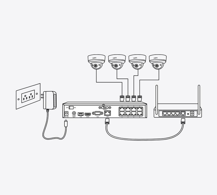 Nutritional values and ingredients Reolink NVS8 (Network Video Recorder (NVR))