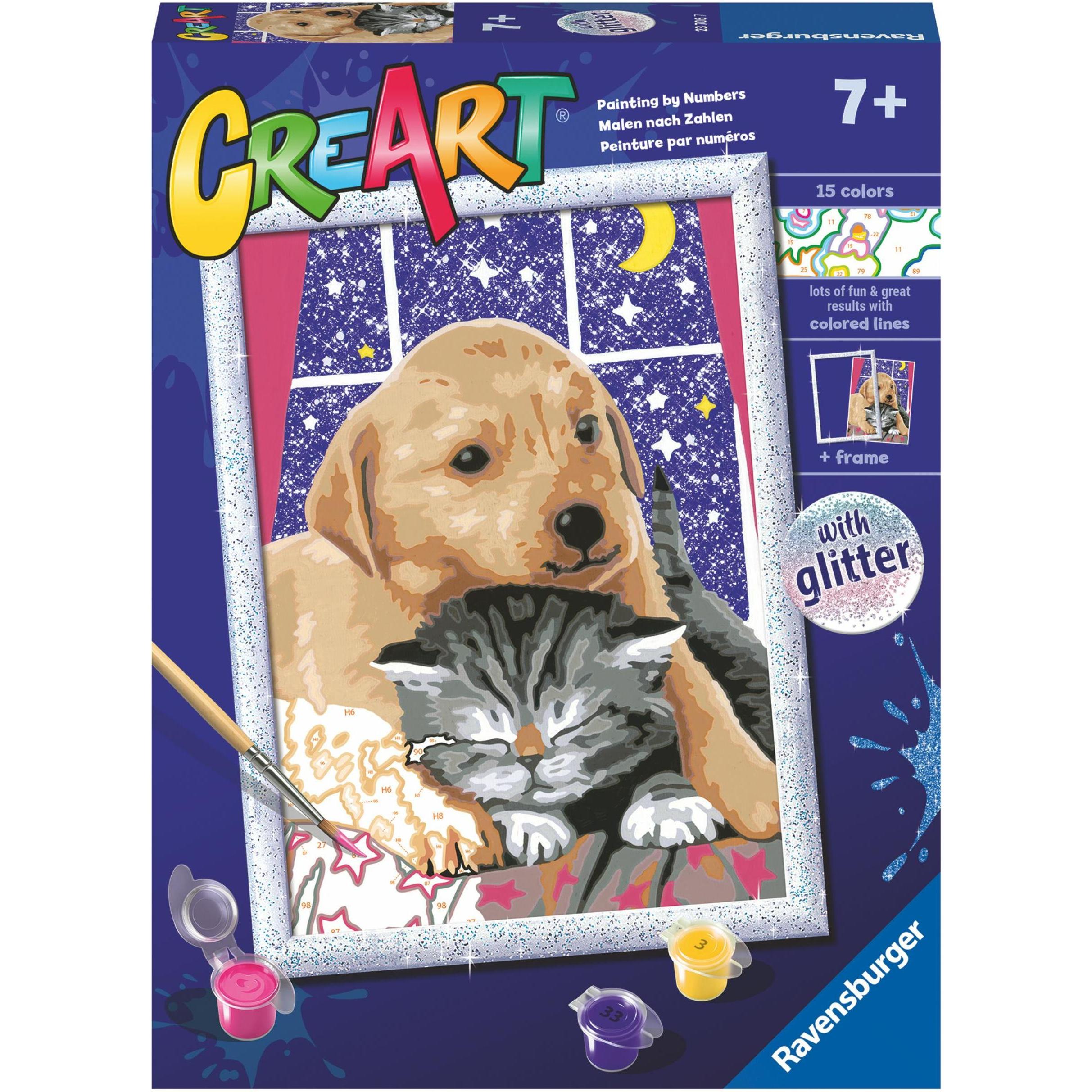 Ravensburger CreArt Series D Classic - Furry friends