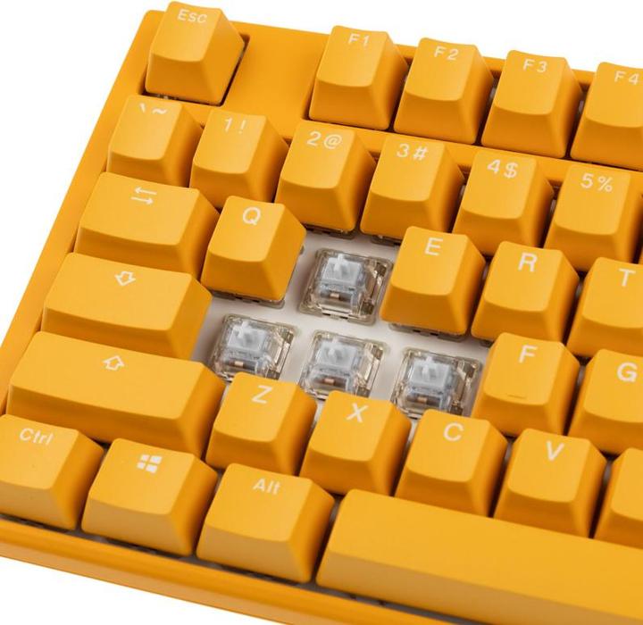 Produktbild Ducky One 3 Yellow TKL Gaming Tastatur, RGB LED - MX-Clear (US) (US, Kabelgebunden)