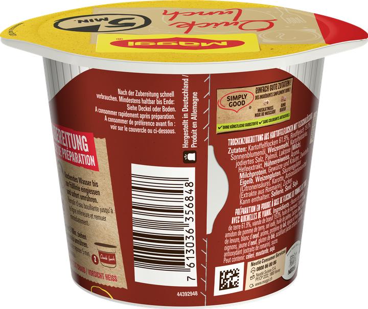 Produktbild Maggi Quick Lunch Kartoffelstock mit Fleischkügeli (46 g)